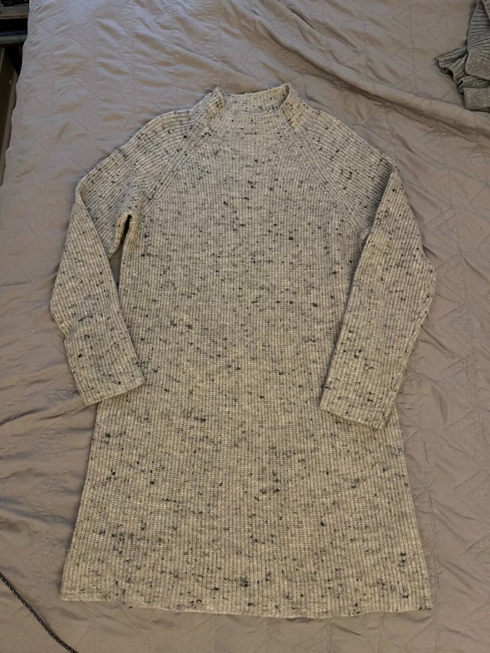Madewell Mock Turtleneck Sweater Dress